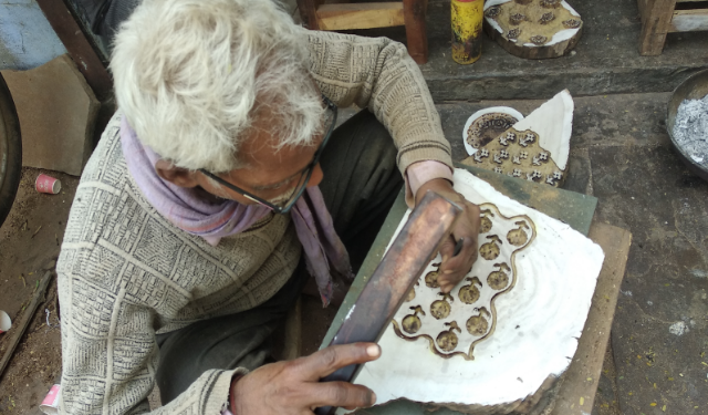 Making wooden blocks for printing