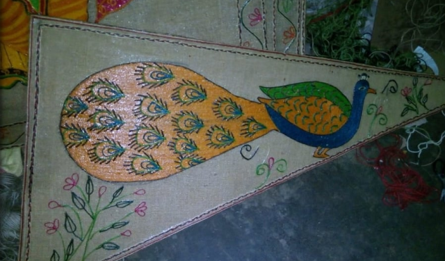 The process of making dyes for jute work